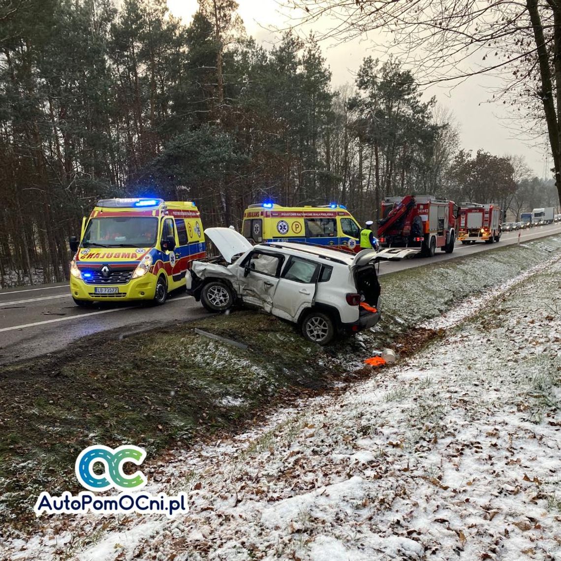 Wypadek w Worońcu. Kierowcy uważajcie na utrudnienia