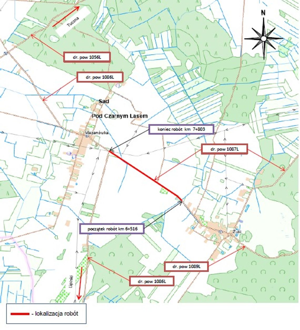 Zamknęli drogę powiatową. Tędy nie jedź! Zamknęli drogę powiatową. Tędy nie jedź!