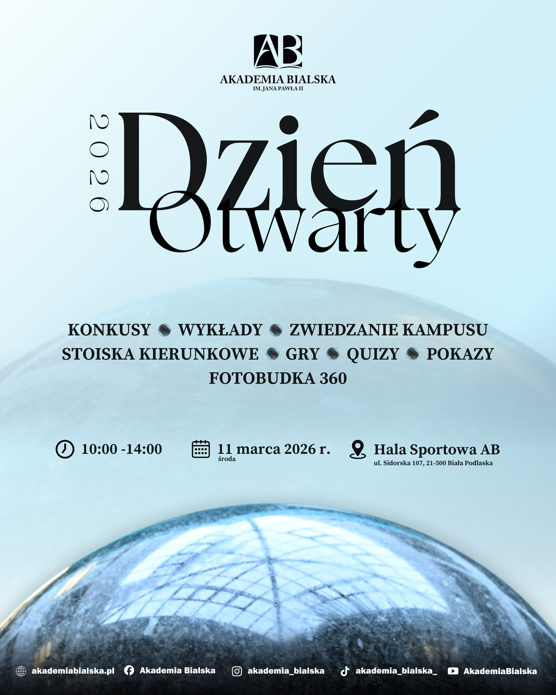 Zaproszenie na Dzień Otwarty Akademii Bialskiej - 11 marca 2026 r.