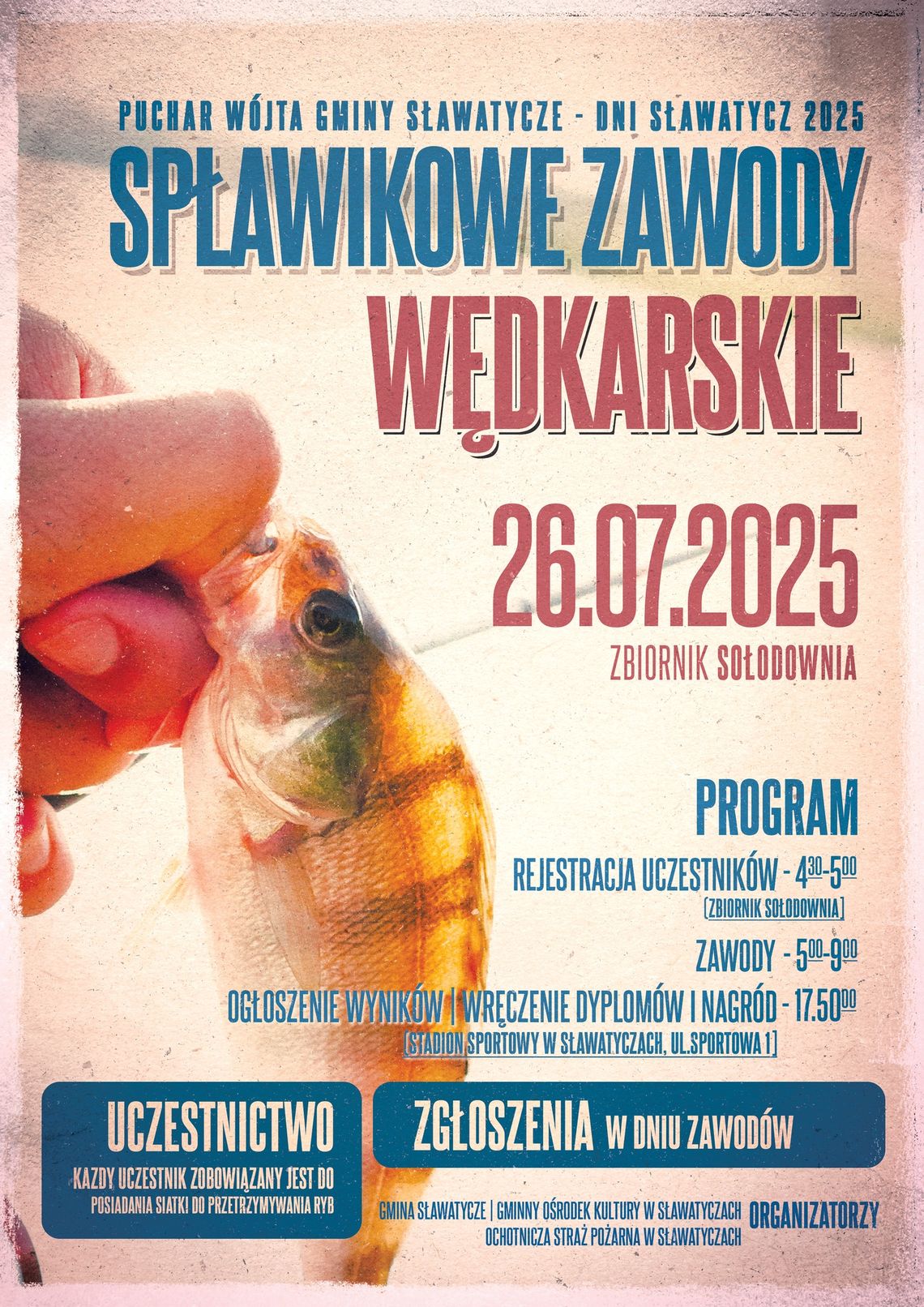 Zawody wędkarskie o puchar wójta gminy Sławatycze tuż, tuż