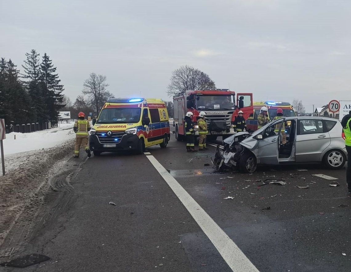 Zderzenie 4 aut w Styrzyńcu. Sprawca kolizji ukarany mandatem