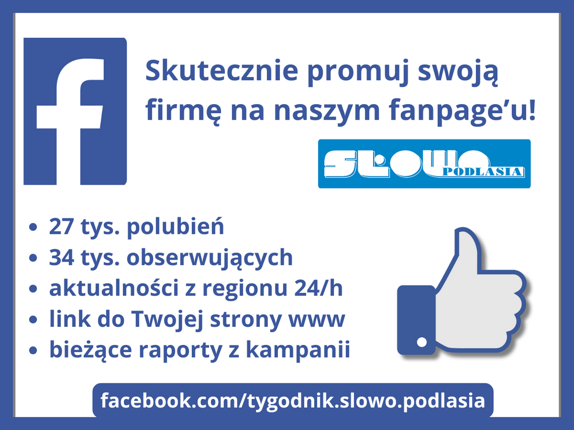 Zdobądź lokalny rynek z reklamą na Facebooku Słowa Podlasia!
