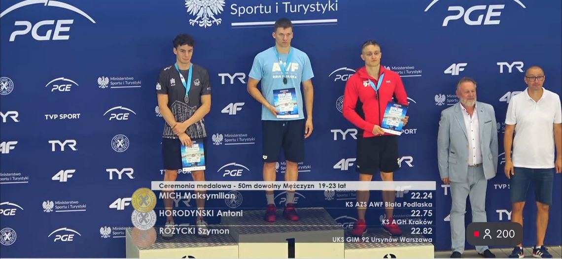 Złoty medal i fantastyczny rezultat Micha Złoty medal i fantastyczny rezultat Micha