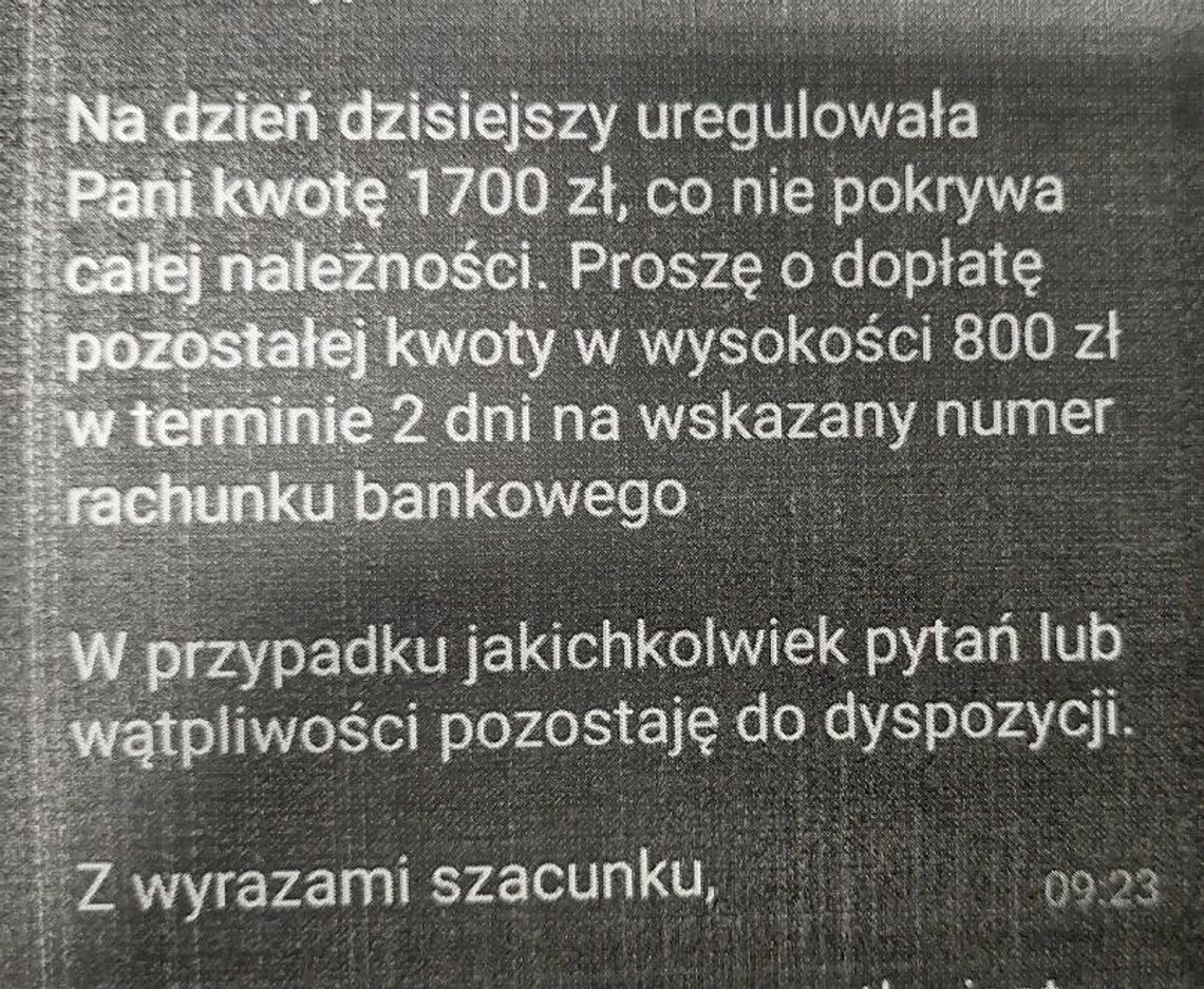 Została oszukana przez fałszywego adwokata