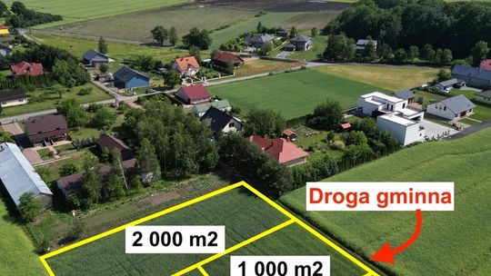 Atrakcyjna Działka Budowlana Wilczyn 1000 m2