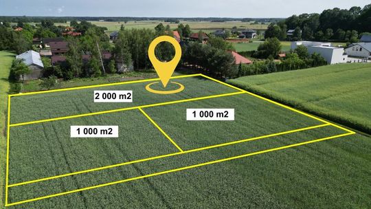 Atrakcyjna Działka Budowlana Wilczyn 2 000 m2