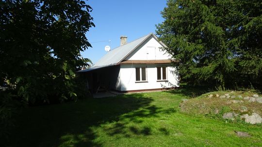 Drewniany dom w spokojnej wsi Olszyn na Podlasiu Drewniany dom w spokojnej wsi Olszyn na Podlasiu