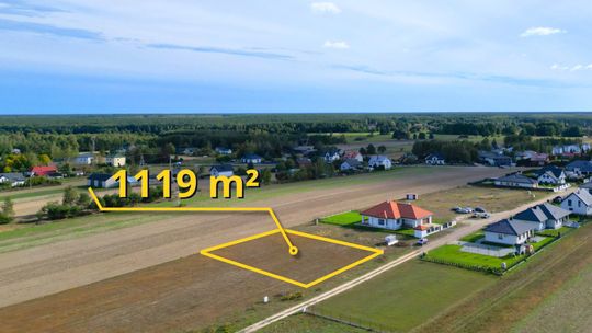 Działka 1119 m² – Sławacinek Stary, blisko miasta Działka 1119 m² – Sławacinek Stary, blisko miasta