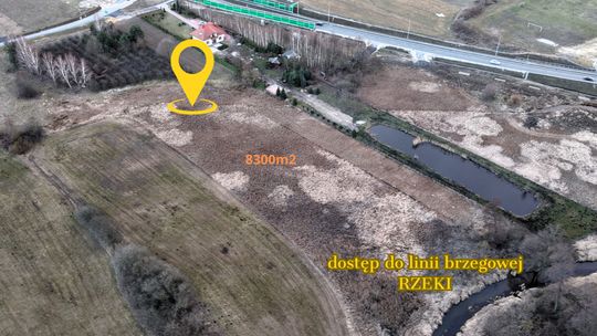 Działka budowlana z pozwoleniem na staw przy rzece Działka budowlana z pozwoleniem na staw przy rzece