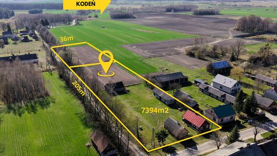 Działka siedliskowa w Kostomłotach nad Bugiem