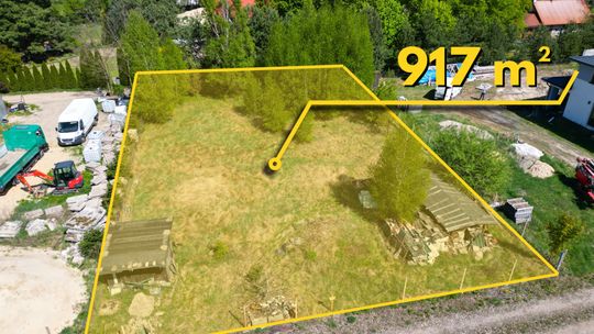 Działka z mediami 917 m² – Topolowa, Czosnówka Działka z mediami 917 m² – Topolowa, Czosnówka