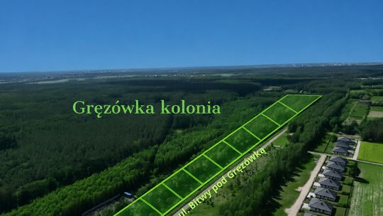 Działki budowlane pod lasem Gręzówka - Kolonia