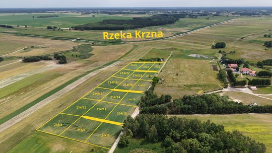 Działki z Warunkami Zabudowy w zakolu Krzny