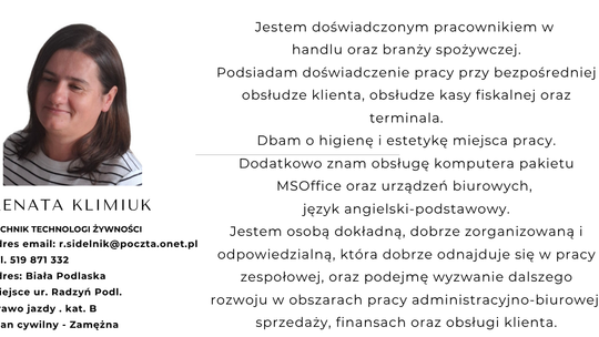 Szukam pracy