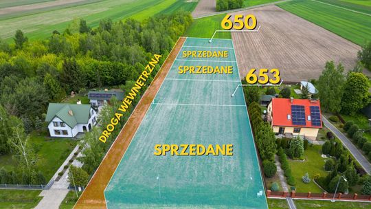 Zalesie – 2 działki budowlane z mediami