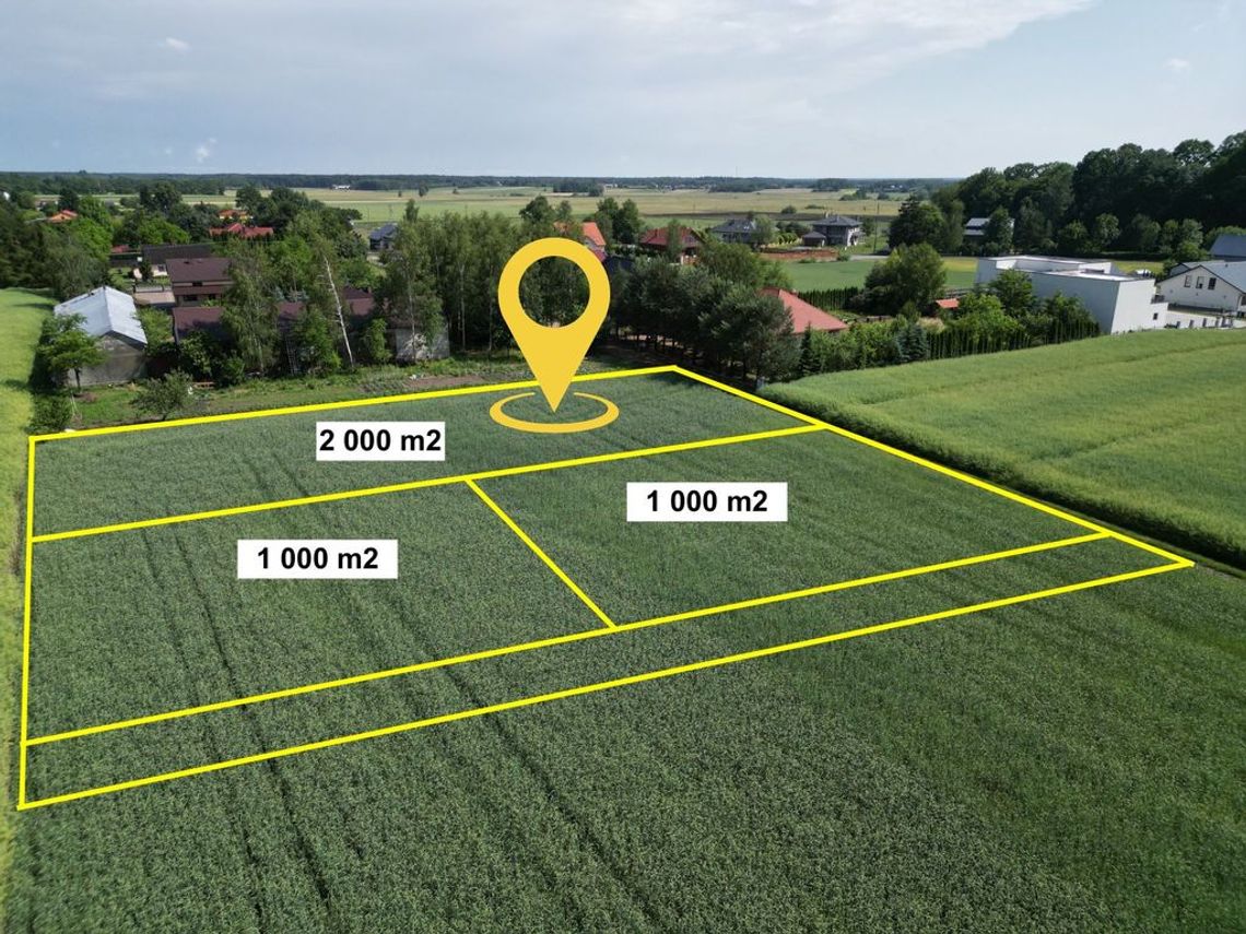 Atrakcyjna Działka Budowlana Wilczyn 2 000 m2