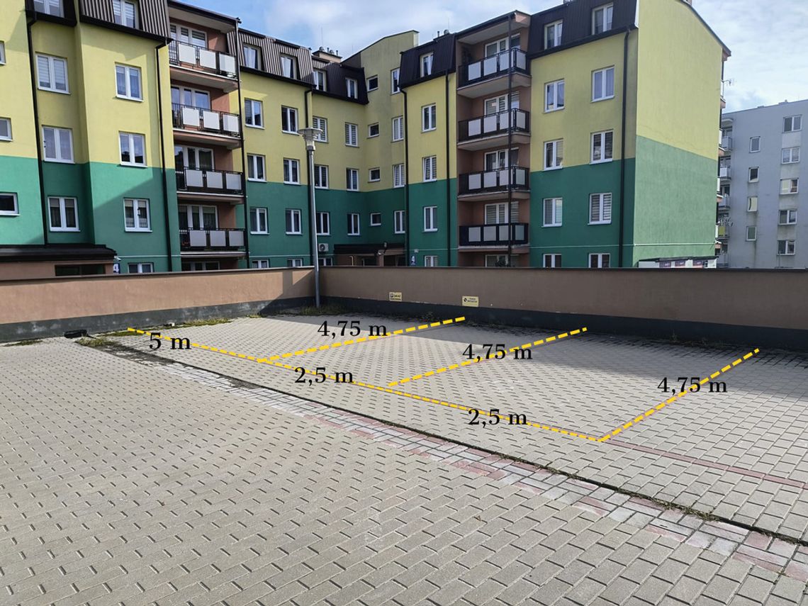 Do sprzedania 3 miejsca postojowe w Białej Podl.