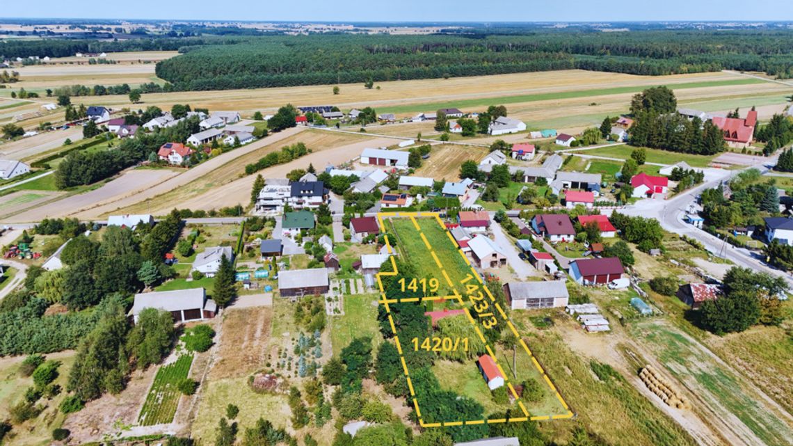 Dom drewniany z działką 3490m² – Olszewnica Dom drewniany z działką 3490m² – Olszewnica