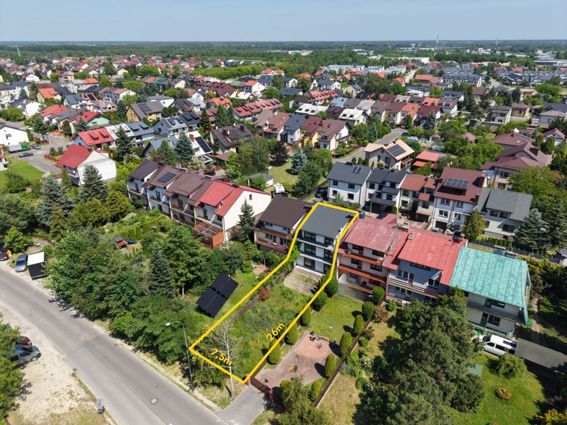 Dom w zabudowie szeregowej przy ul. Dziedzickiego