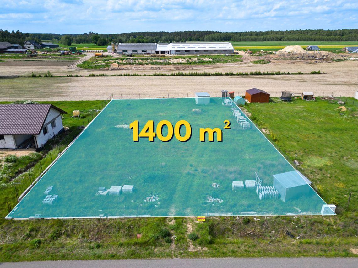 Duża działka w Zaberbeczu - idealna dla Ciebie ! Duża działka w Zaberbeczu - idealna dla Ciebie !