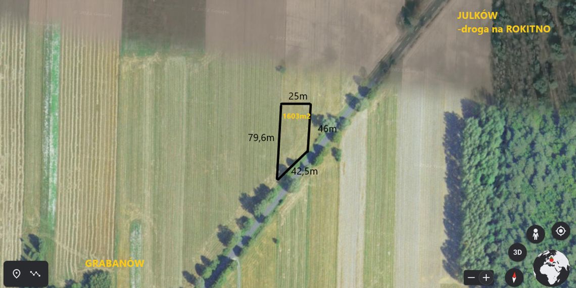 Działka budowlana- Grabanów Kolonia