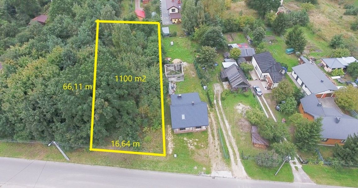 Działka  przy ulicy Łomaskiej w Białej Podl.