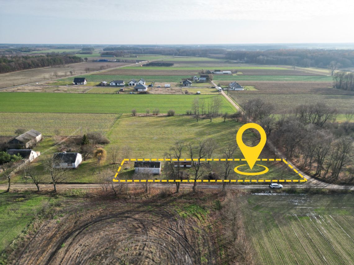 Działka wraz z domem w Witulinie Działka wraz z domem w Witulinie