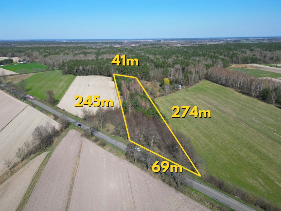 Działka z możliwościa zabudowy w Tucznej + las Działka z możliwościa zabudowy w Tucznej + las