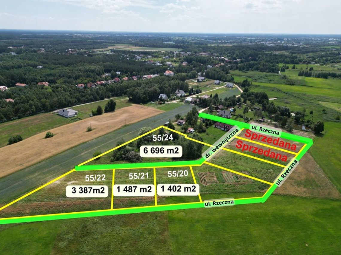 Działki budowlane Grabanów, 100 zł/m2