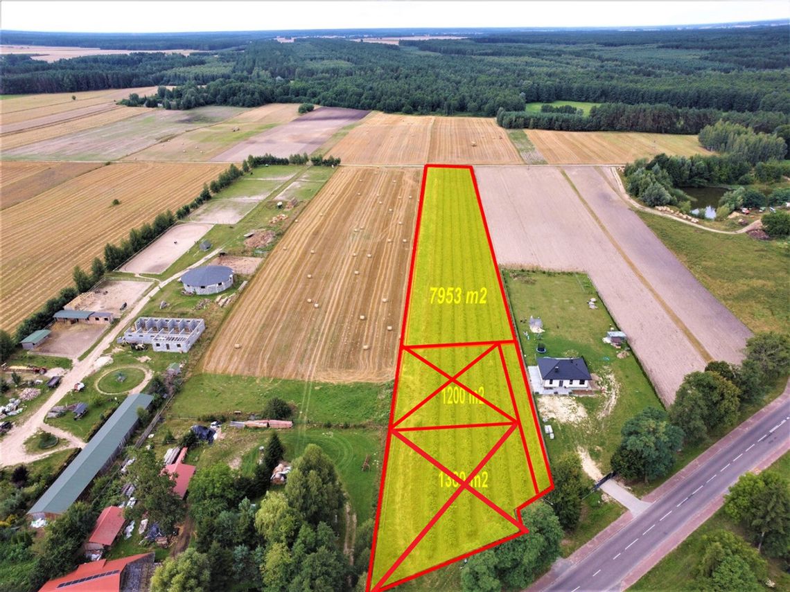 Działki budowlane, Werchliś, pow. bialski