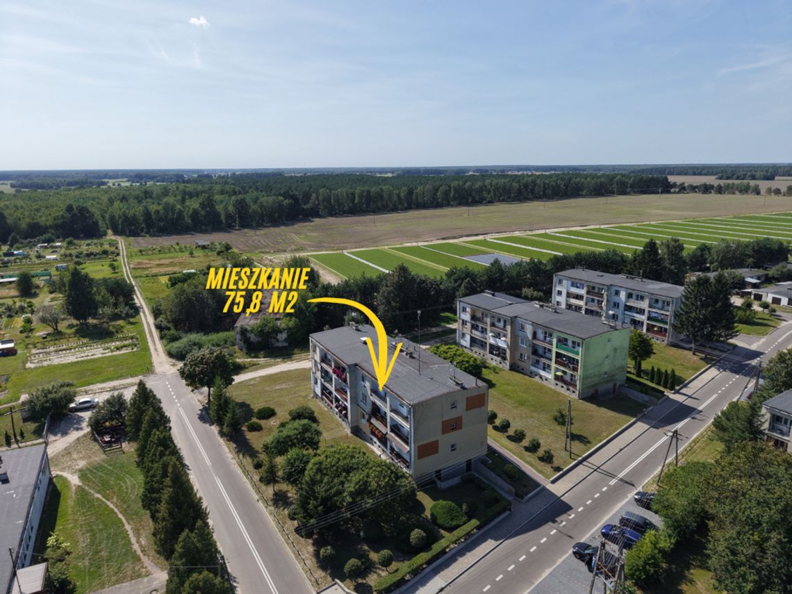 Na sprzedaż 75m2 mieszkanie w gminie Kodeń