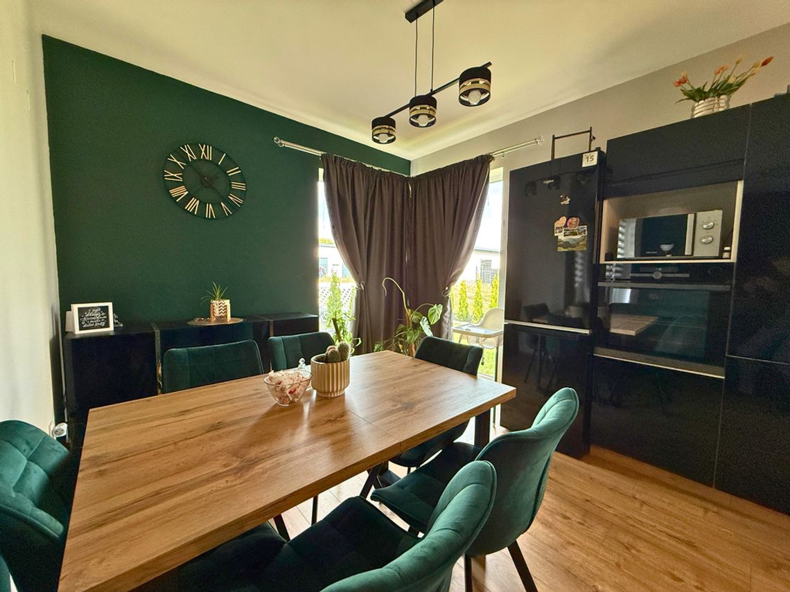 nowoczesny segment o powierzchni 74,10 m² z działką 100m², położony w spokojnej miejscowości Tuliłów (gm. Międzyrzec Podlaski)