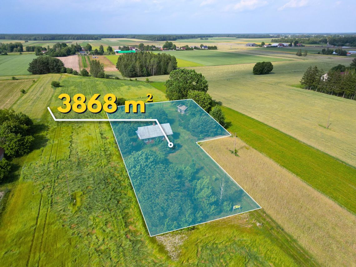 Siedlisko z budynkami w m. Sapiehów