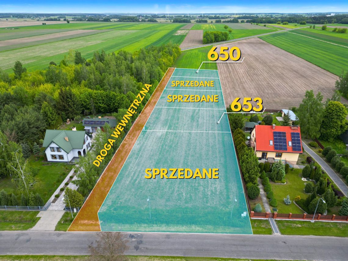 Zalesie – 2 działki budowlane z mediami