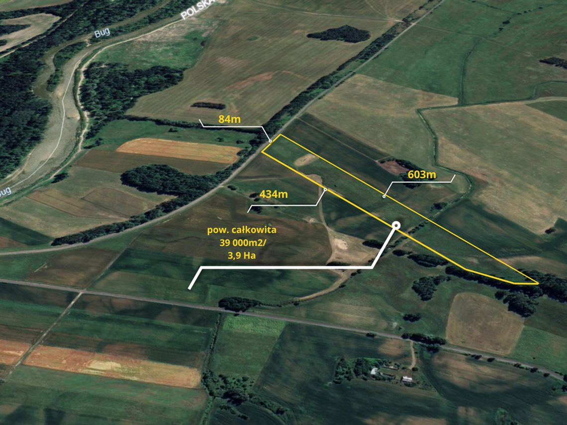 Ziemia rolna o pow. 3,9 Ha w gminie Terespol Ziemia rolna o pow. 3,9 Ha w gminie Terespol