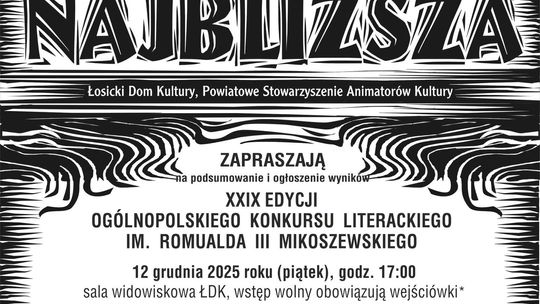 29. Ogólnopolski Konkurs Literacki im. Romualda III Mikoszewskiego „Ziemia najbliższa”