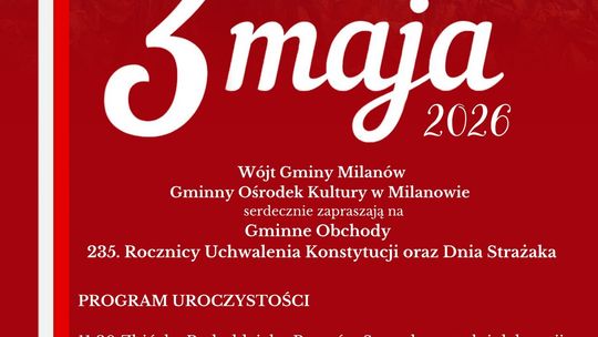 Obchody 235. rocznicy uchwalenia Konstytucji 3 Maja oraz Dnia Strażaka