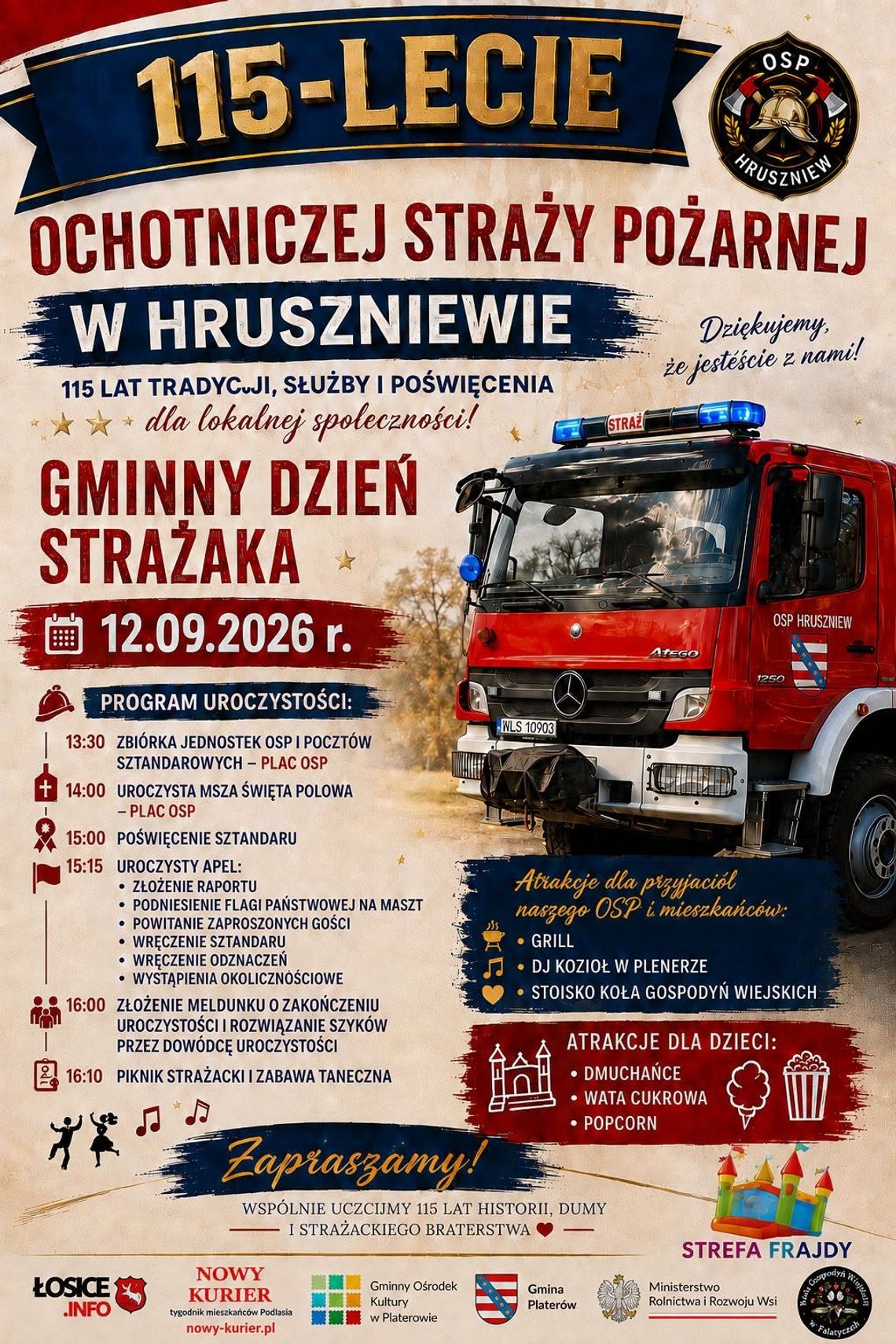 115-lecie OSP Hruszniew oraz Dzień Strażaka