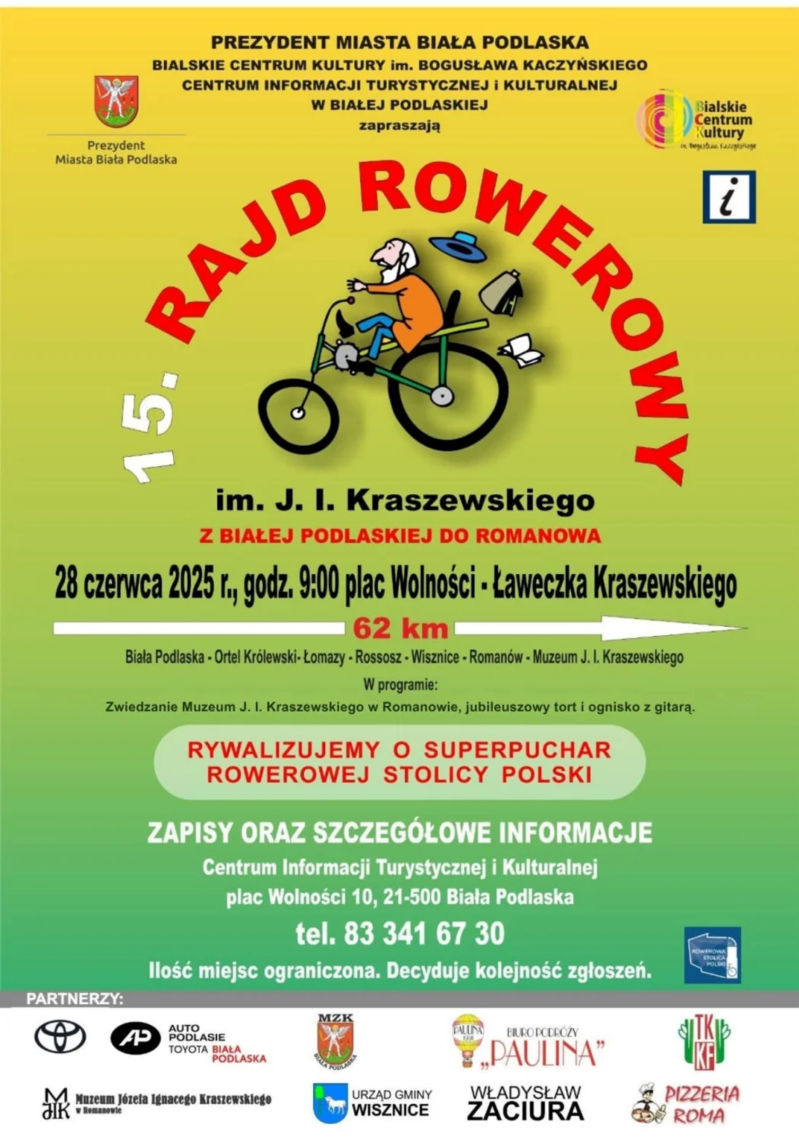 15. Rajd Rowerowy im. J.I. Kraszewskiego