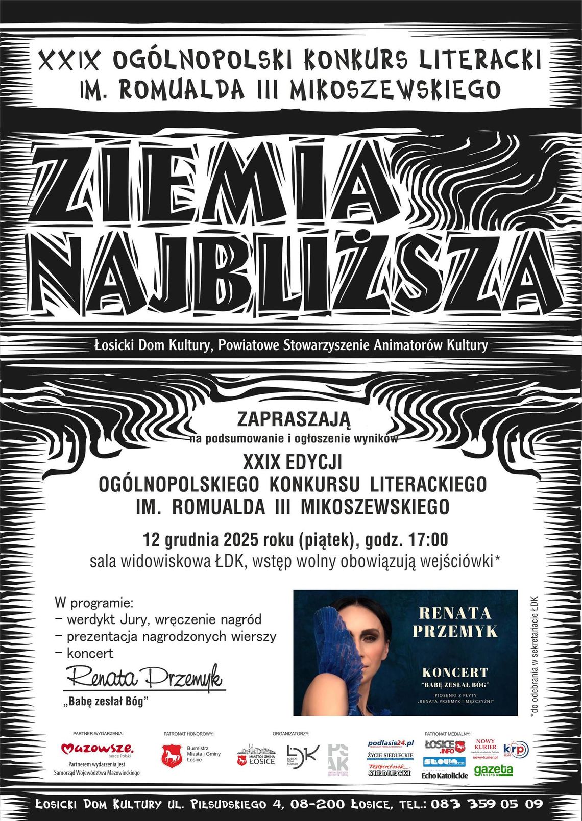29. Ogólnopolski Konkurs Literacki im. Romualda III Mikoszewskiego „Ziemia najbliższa”