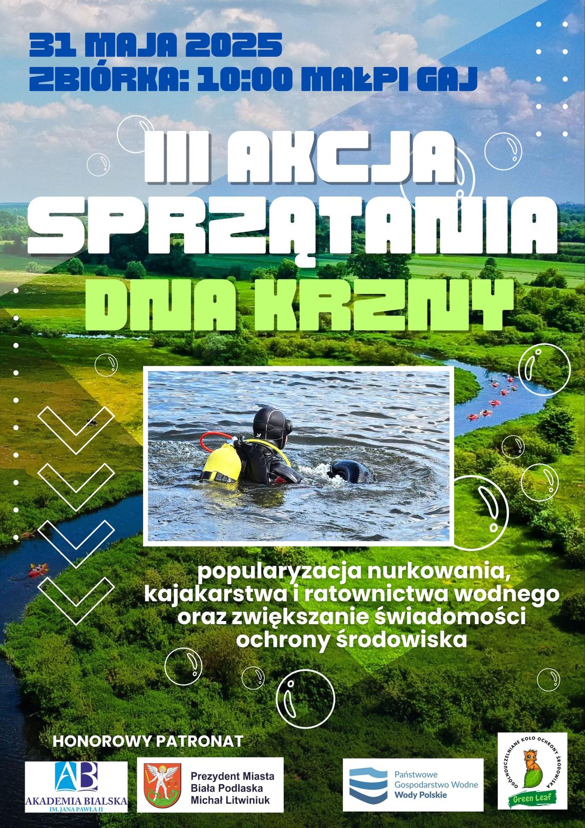 Dni Białej – sprzątanie Krzny, festiwale i wystawy