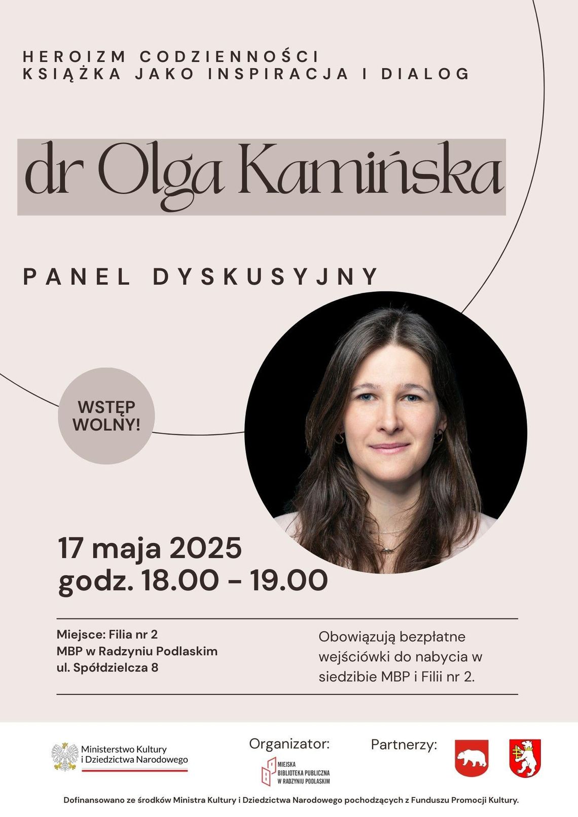 Dyskusja o relacjach społecznych z dr Olgą Kamińską