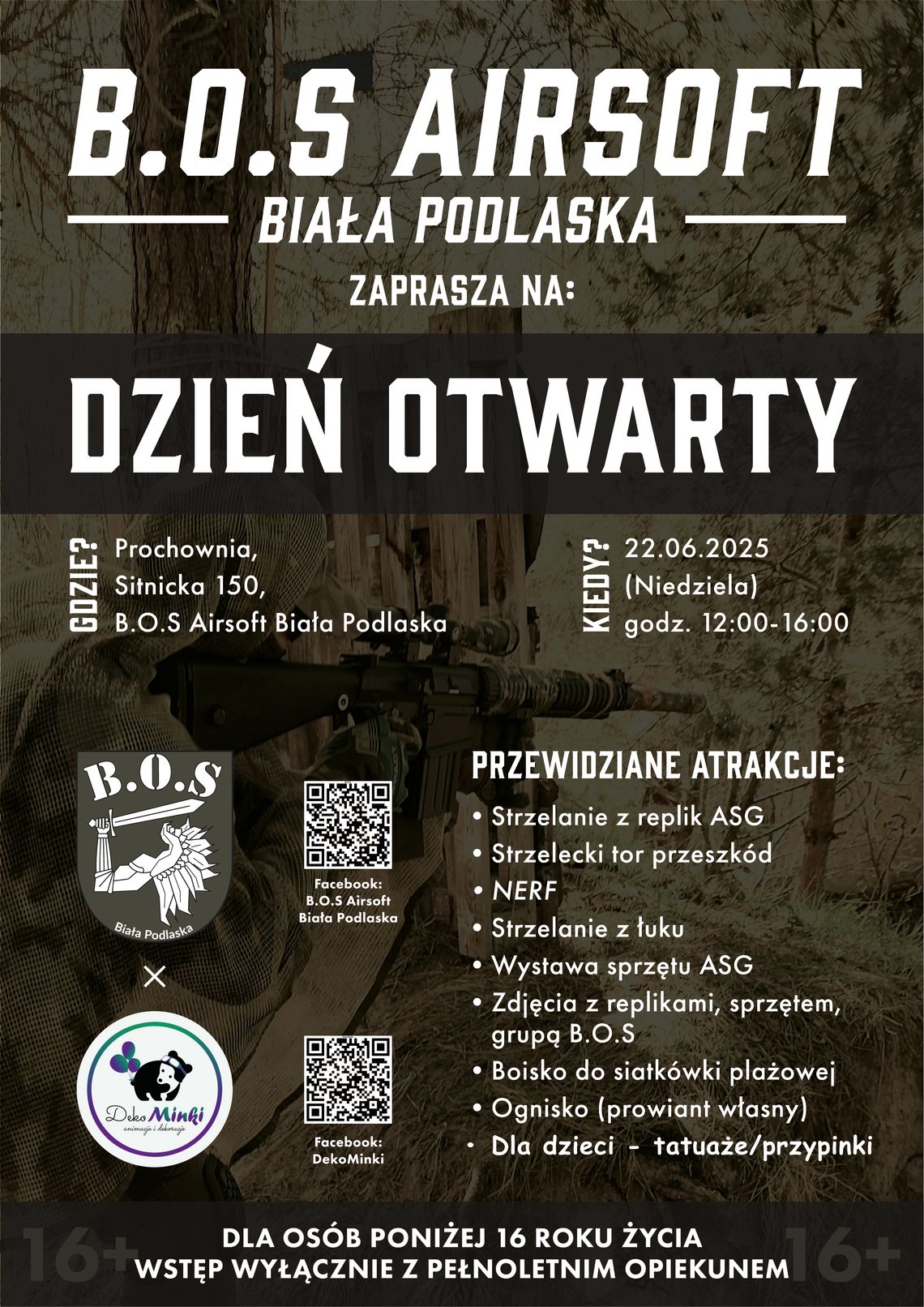 Dzień otwarty z B.O.S. Airsoft Biała Podlaska – sprawdź, jak wygląda świat ASG od środka Dzień otwarty z B.O.S. Airsoft Biała Podlaska – sprawdź, jak wygląda świat ASG od środka