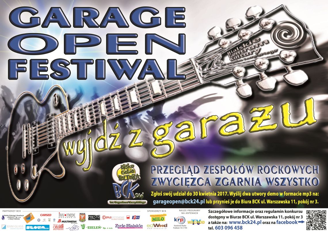 Konkurs Garage Open Festival