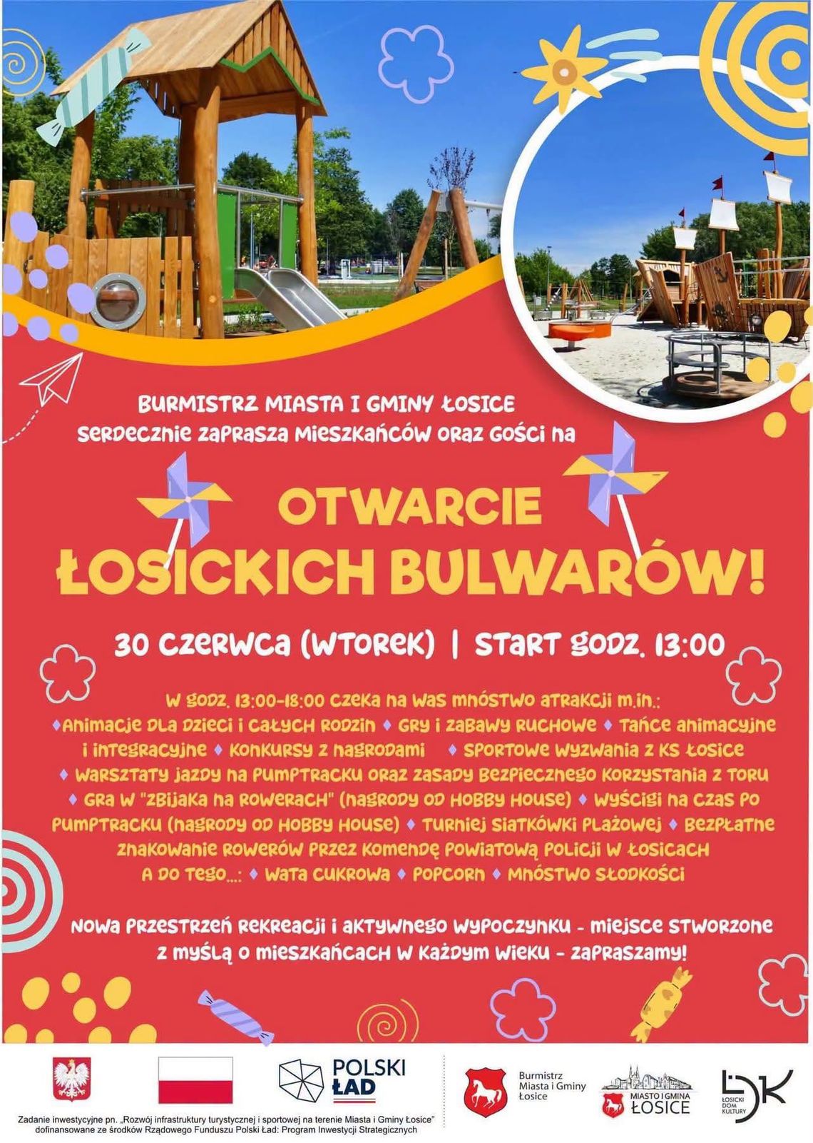 Otwarcie łosickich bulwarów Otwarcie łosickich bulwarów