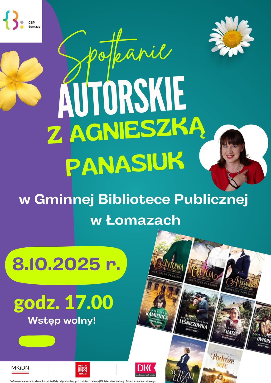 Spotkanie z Agnieszką Panasiuk – autorką książek