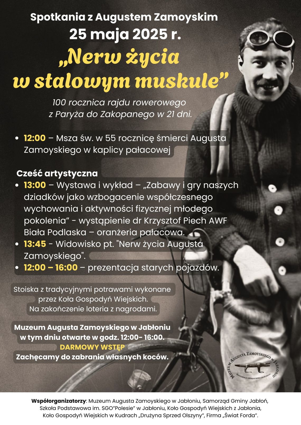 Spotkanie z Augustem Zamoyskim i 100-lecie „Nerwu życia w stalowym muskule”