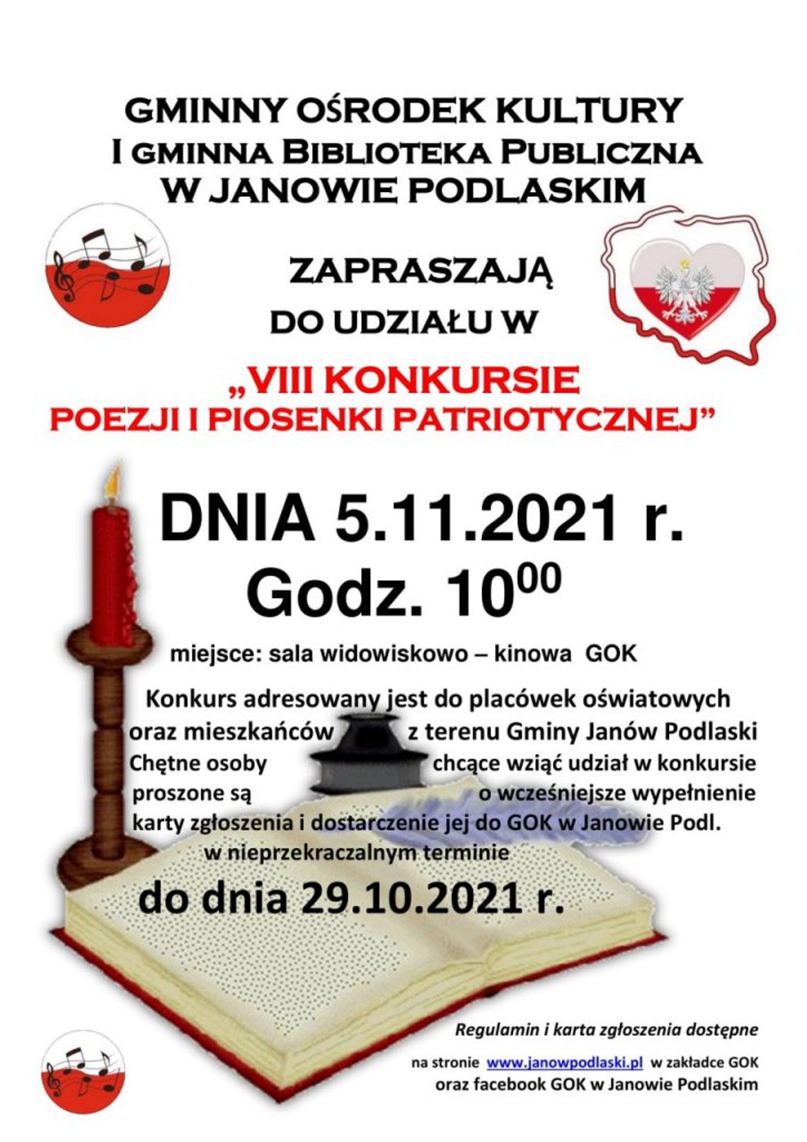 VII Konkurs Poezji i Pieśni Patriotycznej w Janowie Podlaskim