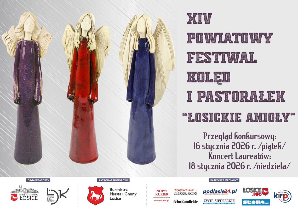 XIV Powiatowy Festiwal Kolęd i Pastorałek „Łosickie Anioły”