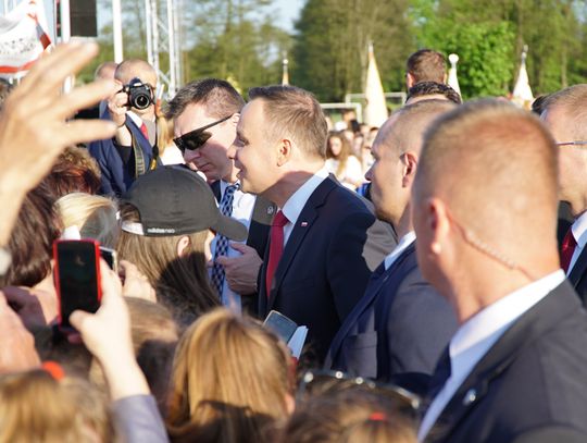 Prezydent Andrzej Duda w Parczewie